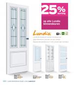 Gamma reclame folder week 40 pagina.12 Deur Annabel 315.00 236.25 Glas-in-lood Gomera 350.00 262.50 2 5%korting op alle Lundia binnendeuren Deur Fleur incl. blank facetglas ...