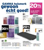 Gamma reclame folder week 40 pagina.16 16/17 Isolatiemateriaal koopt u ook op gamma.nl GAMMA glaswol isolatie Rd-waarde 2.5 (10 cm dik), 3.0 (12 cm dik) of 4.0 (16 cm dik). Met ...