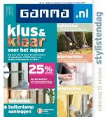 Gamma reclame folder week 41 pagina.1 bespaarklus stappenplannen, klusadvies en nog veel meer op gamma.nl/bespaarklus interieurklus stappenplannen, klusadvies en nog veel meer ...