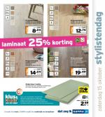 Gamma reclame folder week 41 pagina.9 Ondervloer Isoline Geluidsreducerend. Egaliseert oneffenheden tot 4 mm. Verkoop per pak à 7,2 m2. elders 2.99 per m2 2.69 19.37/ pak U ...