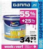 Gamma reclame folder week 42 pagina.1 ruim zaterdag oktober 22 zondag oktober 23 Nr. 42. Geldig van maandag 17 t/m zondag* 23 oktober 2016 weekvan deverf bekijk de ...