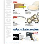 Gamma reclame folder week 42 pagina.6 6/7 Verlichting koopt u ook op gamma.nl Prijsvoorbeeld: Philips HUE Ambiance Starterset incl. 2x E27 fitting 9.5 watt, switch en bridge. ...