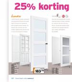 Gamma reclame folder week 42 pagina.10 10/11 Deuren koopt u ook op gamma.nl 25% korting Lundia deuren worden standaard wit gegrondverfd geleverd zodat deze zelf nog in de gewenste ...