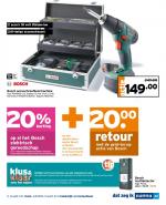 Gamma reclame folder week 43 pagina.17 met de geld-terugactie van Bosch 20.00 retour GAMMA heeft boormachines van alle topmerken in huis Op gamma.nl helpen wij u de machine te ...