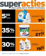 Gamma reclame folder week 43 pagina.24 24/25 U maakt het mooi. GAMMA maakt het makkelijk en betaalbaar superacties alleen geldig met de GAMMA Voordeelpas 14.99 9.49 42.99 27.95 ...