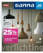 Gamma reclame folder week 43 pagina.1 Nr. 43. Geldig van maandag 24 t/m zondag* 30 oktober 2016 Prijsvoorbeeld: Hanglamp Ryan Zwart, wit, paars of koperkleur. Energieklasse A++ ...