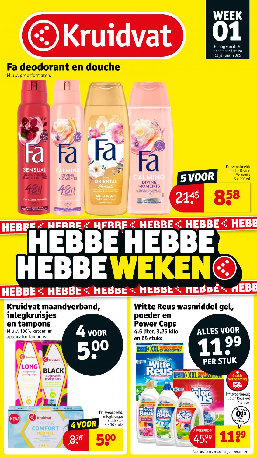 Kruidvat Aanbiedingen van 30-12-2025 pagina.1
