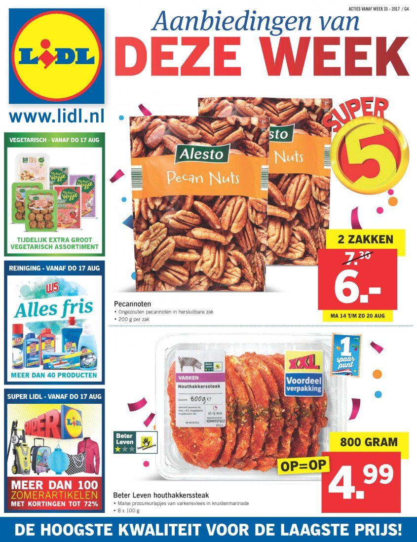 Lidl Aanbiedingen van 14-08-2017 pagina.1