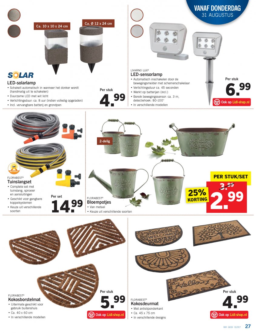 Lidl Aanbiedingen van 28-08-2017 pagina.27