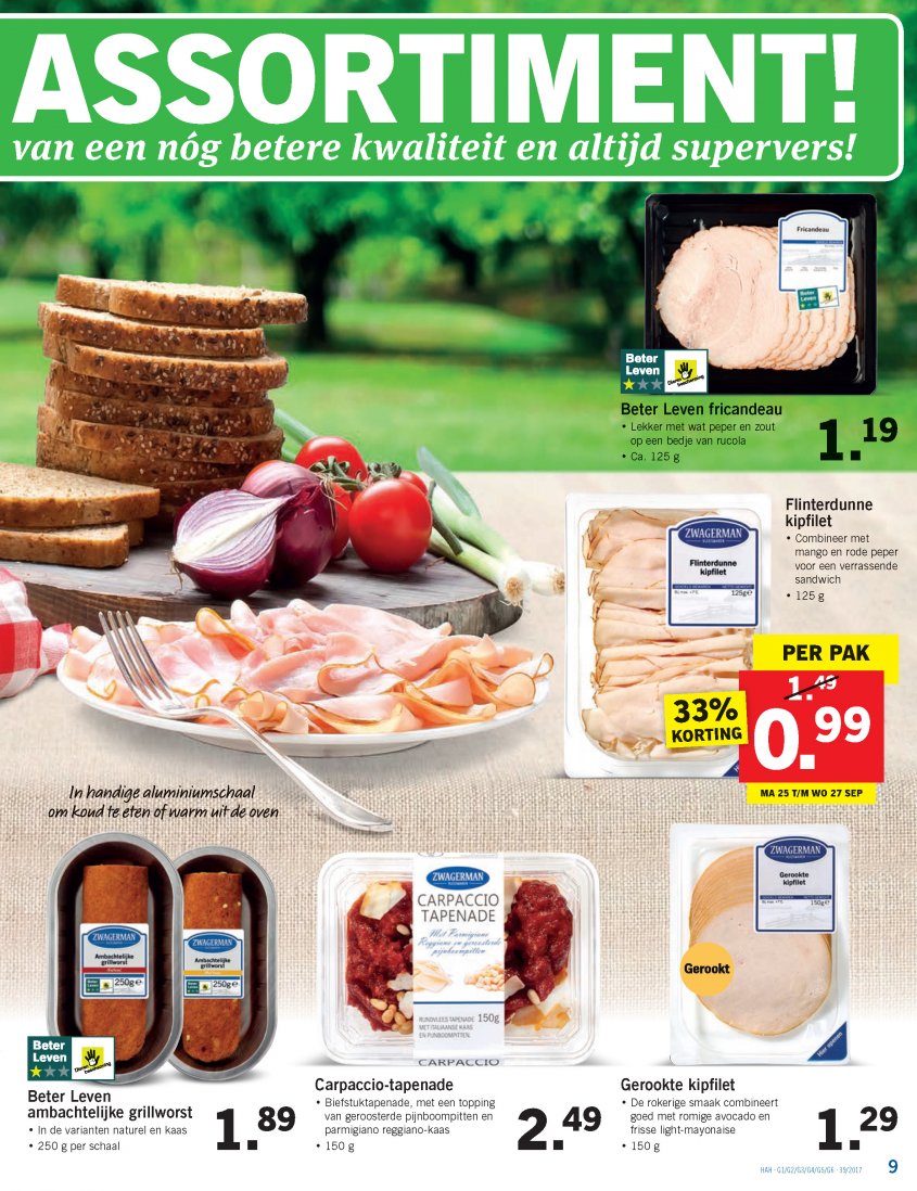 Lidl Aanbiedingen van 25-09-2017 pagina.9