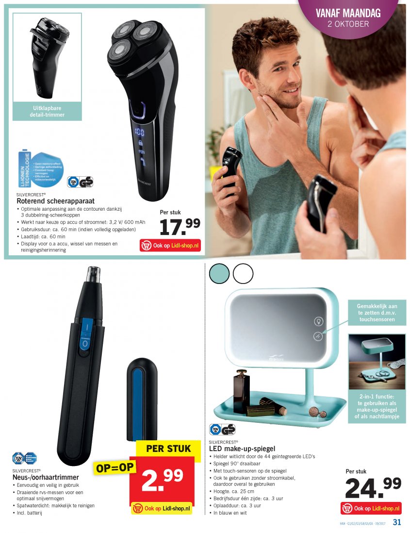 Lidl Aanbiedingen van 25-09-2017 pagina.31