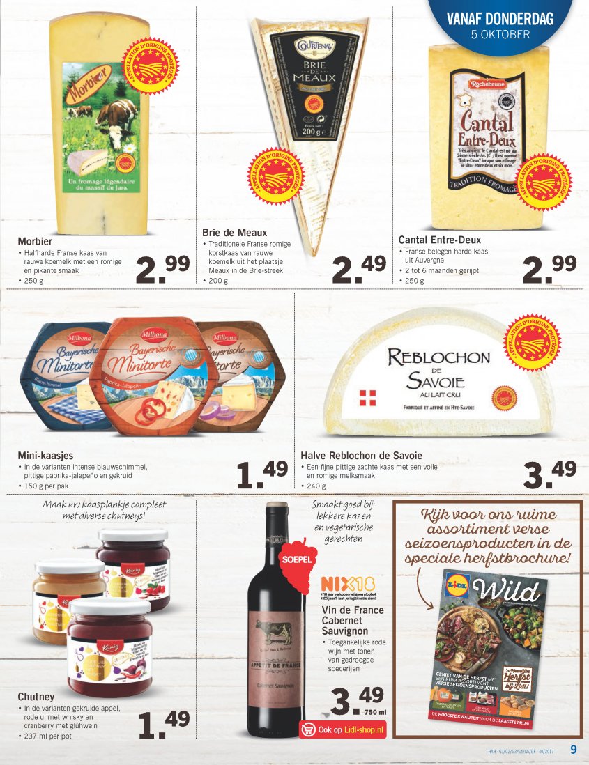 Lidl Aanbiedingen van 02-10-2017 pagina.9