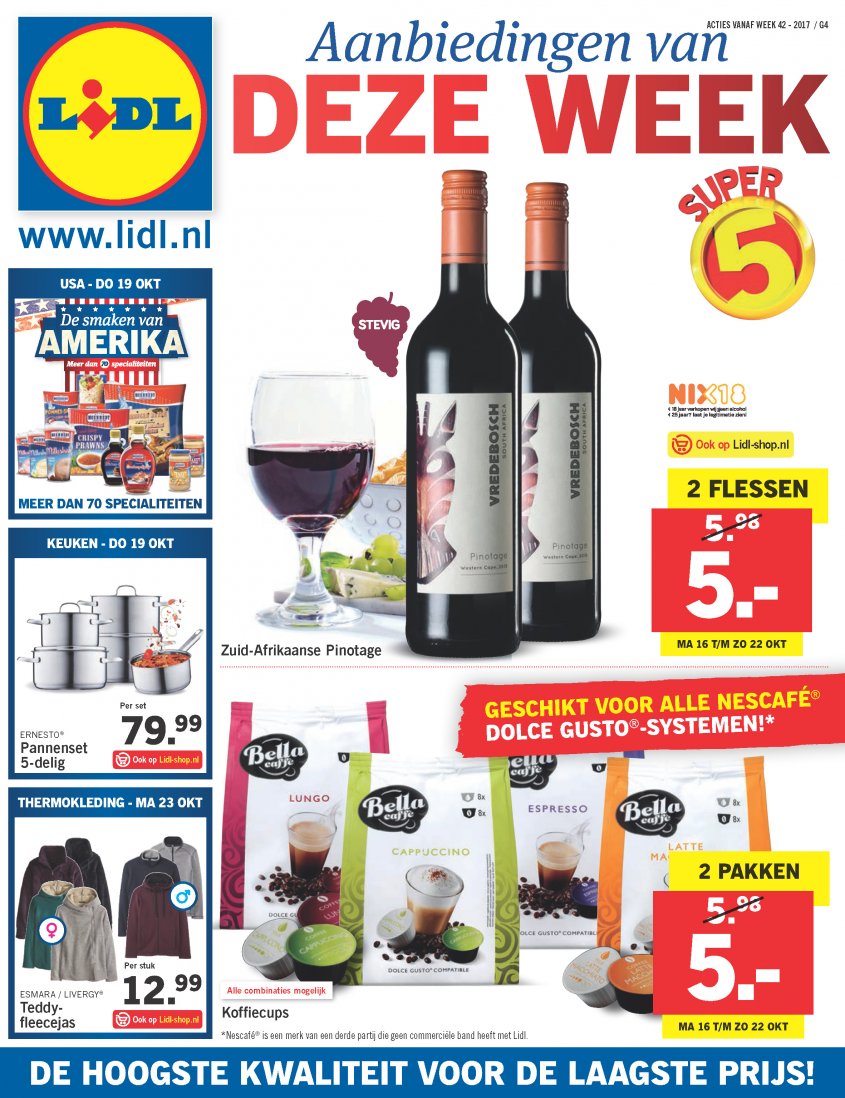 Lidl Aanbiedingen van 16-10-2017 pagina.1