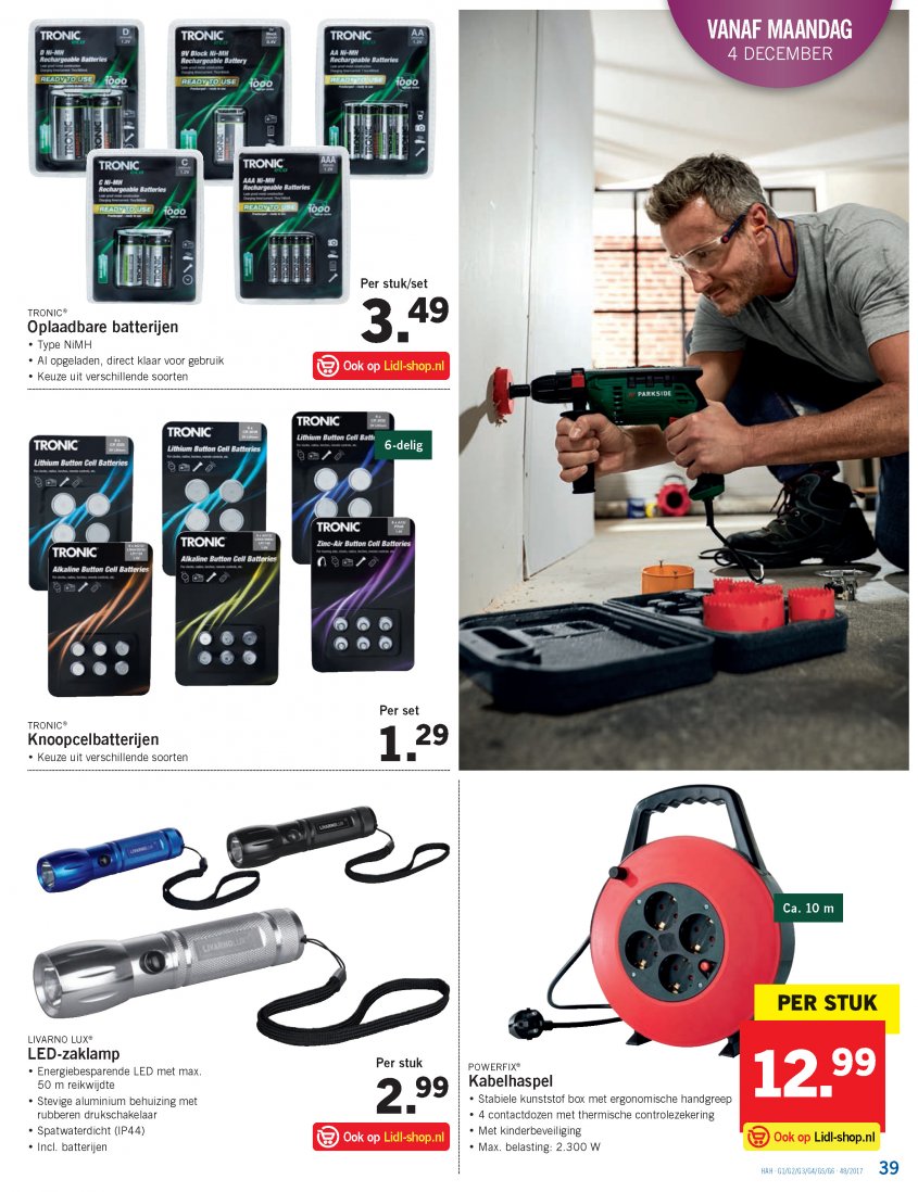 Lidl Aanbiedingen van 27-11-2017 pagina.39