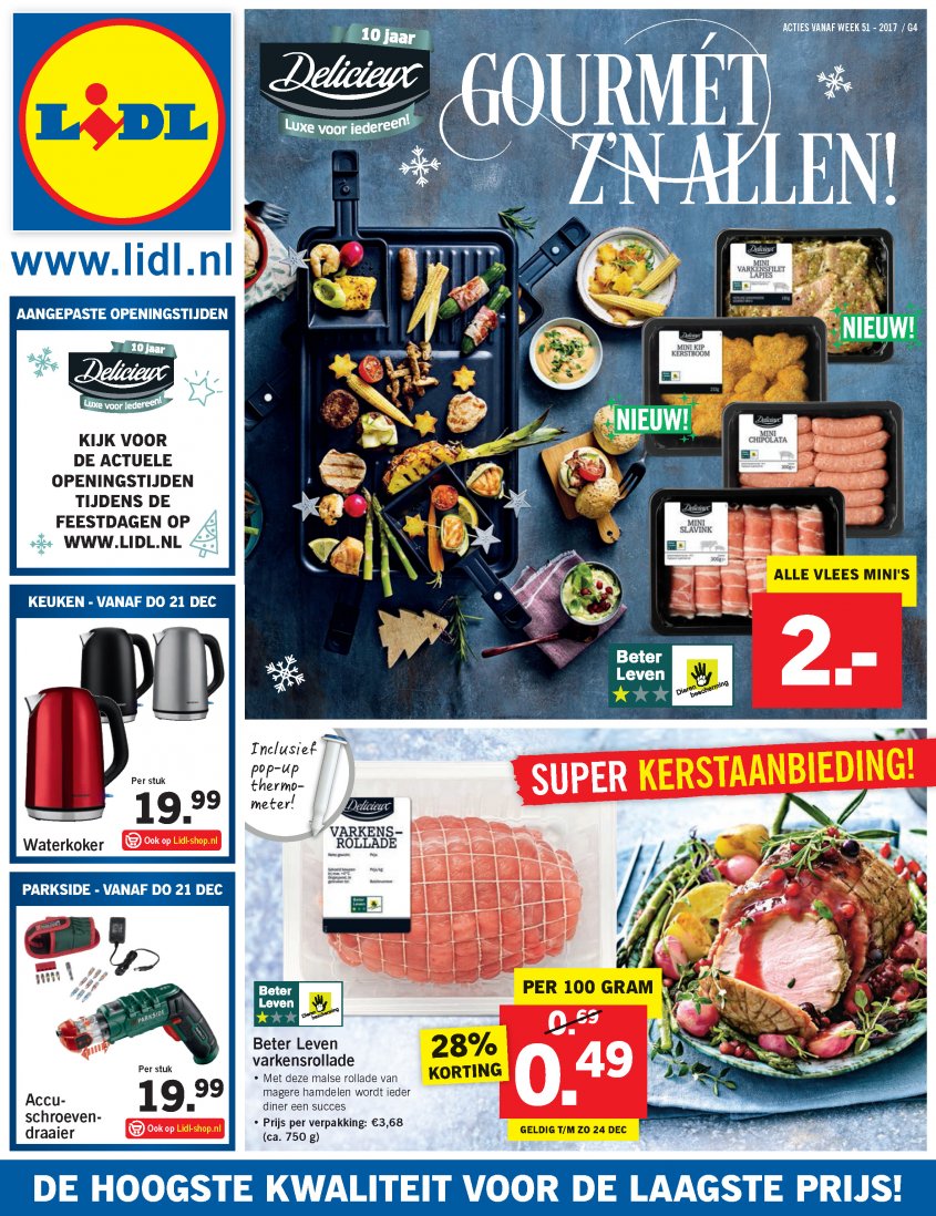 Lidl Aanbiedingen van 18-12-2017 pagina.1