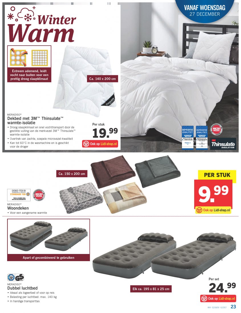 Lidl Aanbiedingen van 27-12-2017 pagina.23