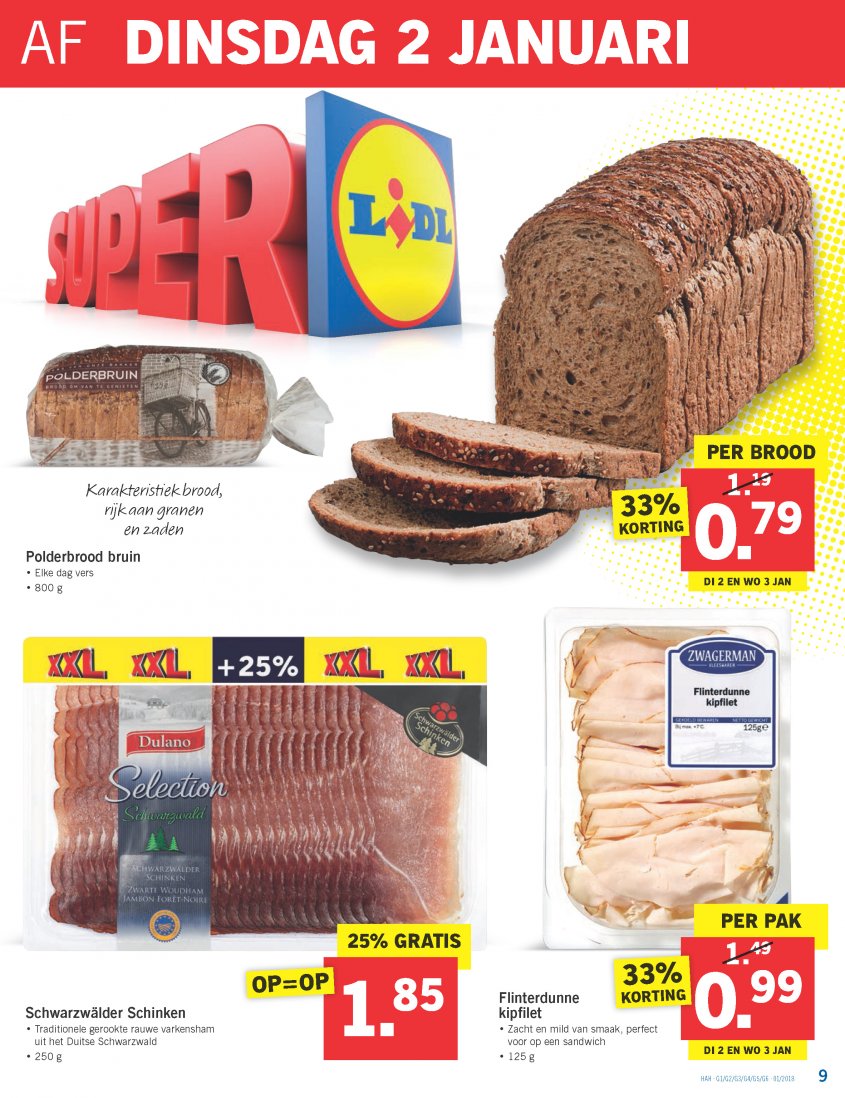 Lidl Aanbiedingen van 02-01-2018 pagina.9