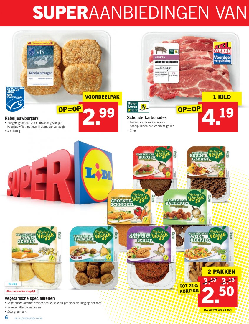 Lidl Aanbiedingen van 22-01-2018 pagina.6