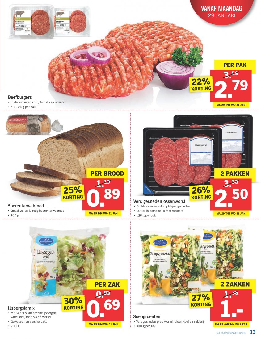 Lidl Aanbiedingen van 29-01-2018 pagina.13