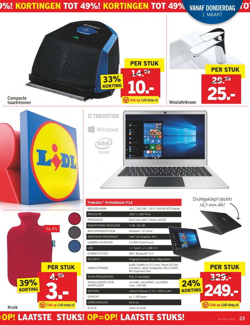 Lidl Aanbiedingen van 26-02-2018 pagina.23