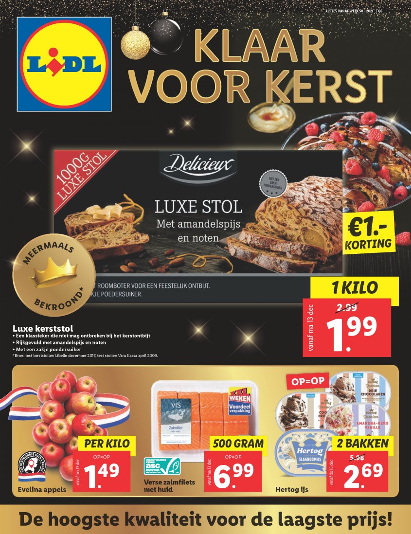 Lidl Aanbiedingen van 13-12-2021 pagina.1