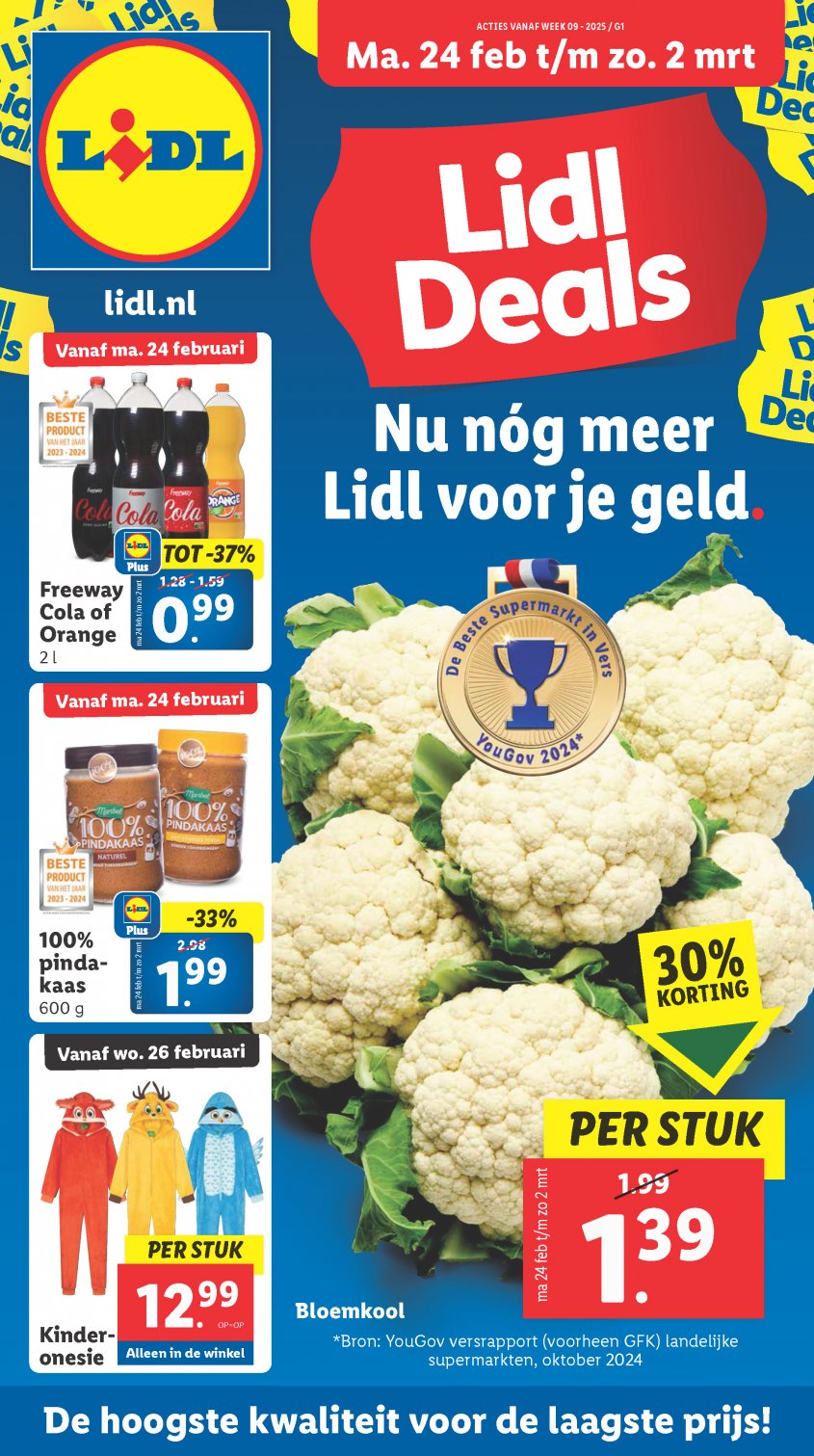 Lidl Aanbiedingen van 24-02-2025 pagina.1