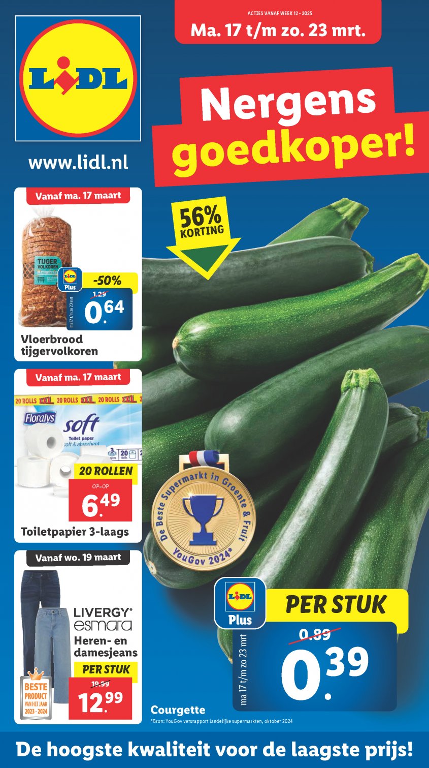 Lidl Aanbiedingen van 17-03-2025 pagina.1