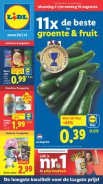 Lidl reclame folder week 32, pagina.1