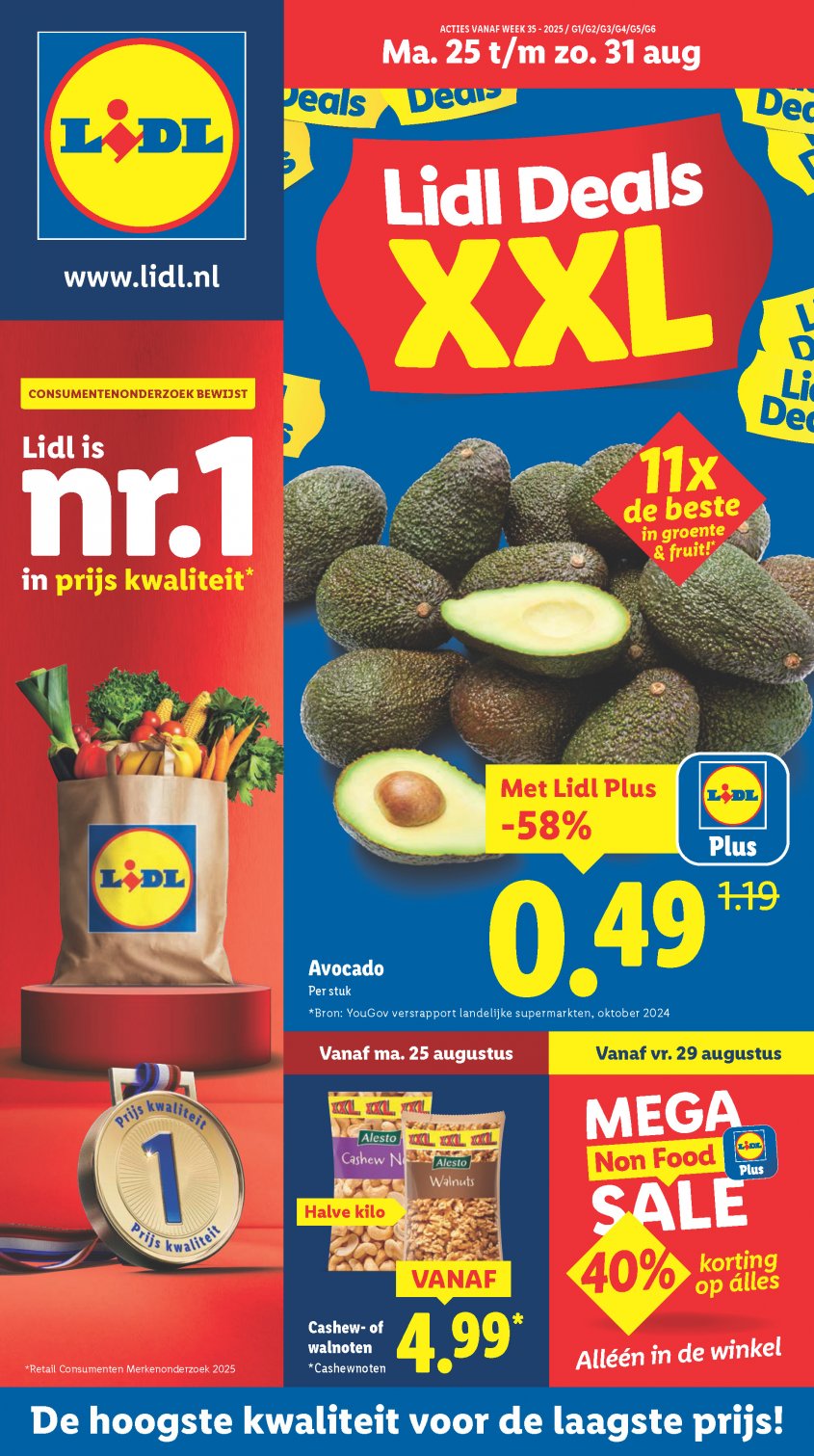 Lidl Aanbiedingen van 25-08-2025 pagina.1