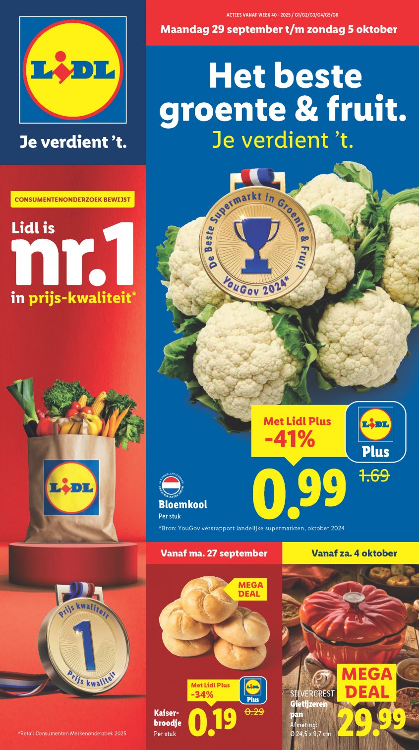 Lidl Aanbiedingen van 29-09-2025 pagina.1