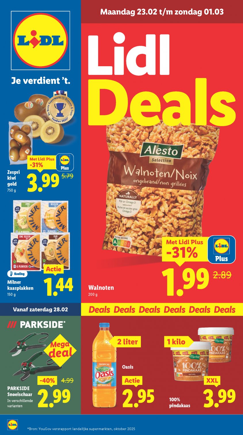 Lidl Aanbiedingen van 23-02-2026 pagina.1