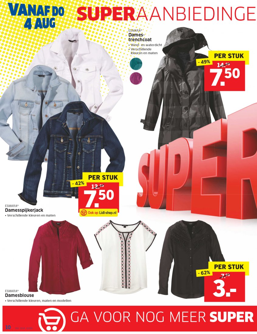 Lidl Aanbiedingen van 01-08-2016 pagina.10