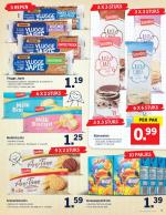 Lidl reclame folder week 34 pagina.7 Vlugge Japie Rozijnenkruidkoek, ontbijtkoek, kruidkoek of minder-suiker-ontbijtkoek 1.19 275-420 g, 5 repen per pak Melkbiscuits Aardbei ...