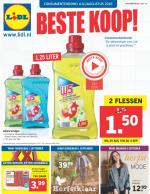 Lidl reclame folder week 35 pagina.1 VANAF MAANDAG 5 SEPTEMER *Test allesreinigers Consumentengids juli/augustus 2016: W5 Citroenfris Beste Koop herfst MODE ACTIES VANAF WEEK 35 - ...