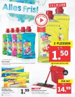 Lidl reclame folder week 35 pagina.18 Vochtige vloer- reinigingsdoekjes Orange, Lemon of Clear Blue 16 stuks per pak 1.99 HAH · G1/G2/G3/G4/G5 · 35/2016 2 X 1,25 LITER 10L ...