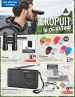 Lidl reclame folder week 35 pagina.34 HAH · G1/G2/G3/G4/G5 · 35/2016 Gewicht: ca. 270 g EROPUIT IN DE NATUUR 2X Incl. opbergtasje, koord en reinigingsdoek VANAF DONDERDAG ...