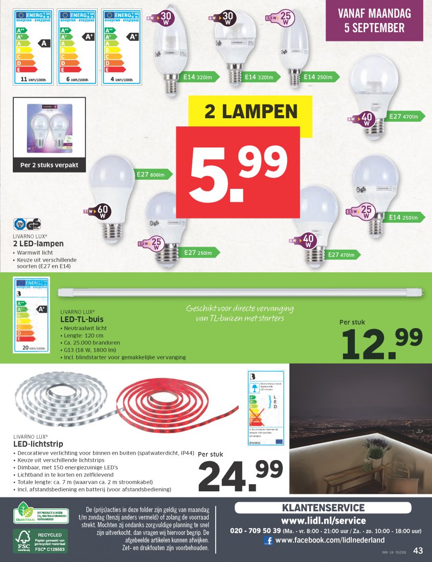 Lidl Aanbiedingen van 29-08-2016 pagina.43