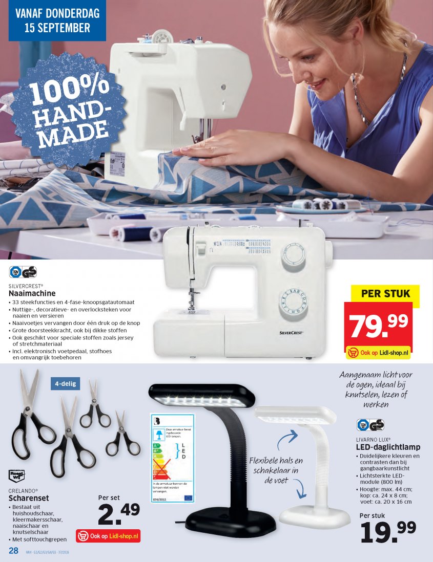 Lidl Aanbiedingen van 12-09-2016 pagina.28