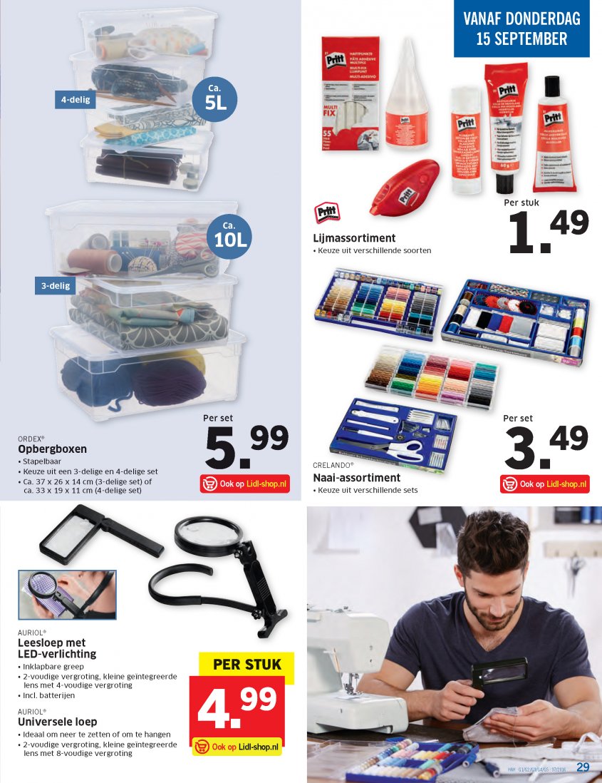 Lidl Aanbiedingen van 12-09-2016 pagina.29