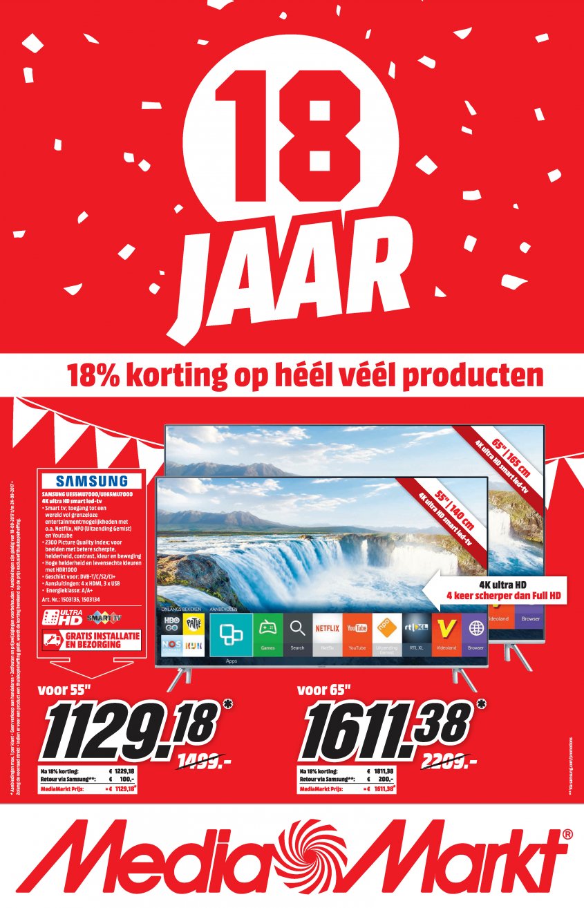 Media Markt Aanbiedingen van 18-09-2017 pagina.1