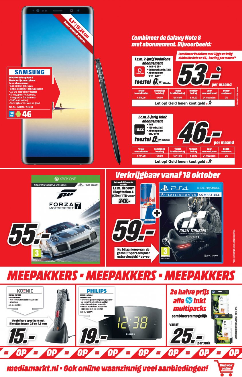 Media Markt Aanbiedingen van 16-10-2017 pagina.3