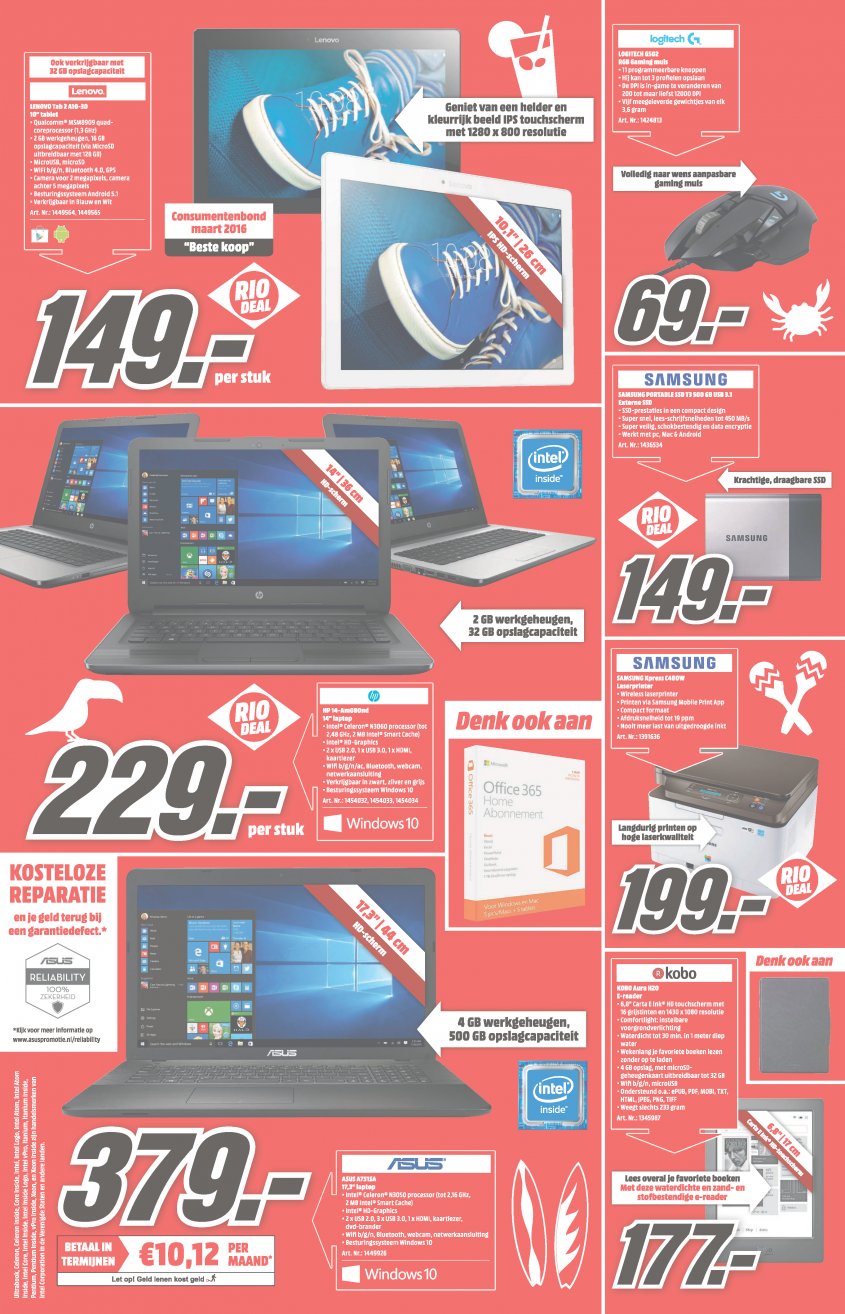 Media Markt Aanbiedingen van 08-08-2016 pagina.2