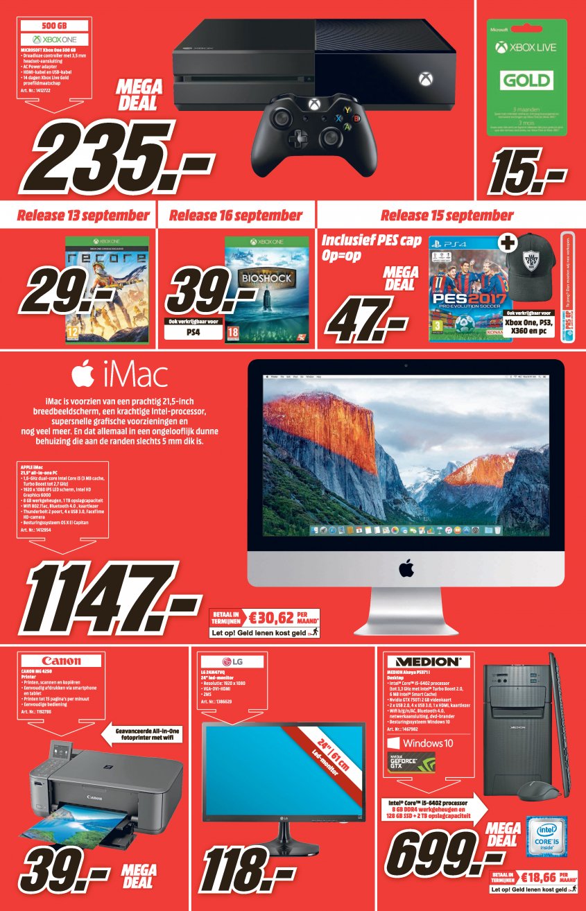 Media Markt Aanbiedingen van 12-09-2016 pagina.6