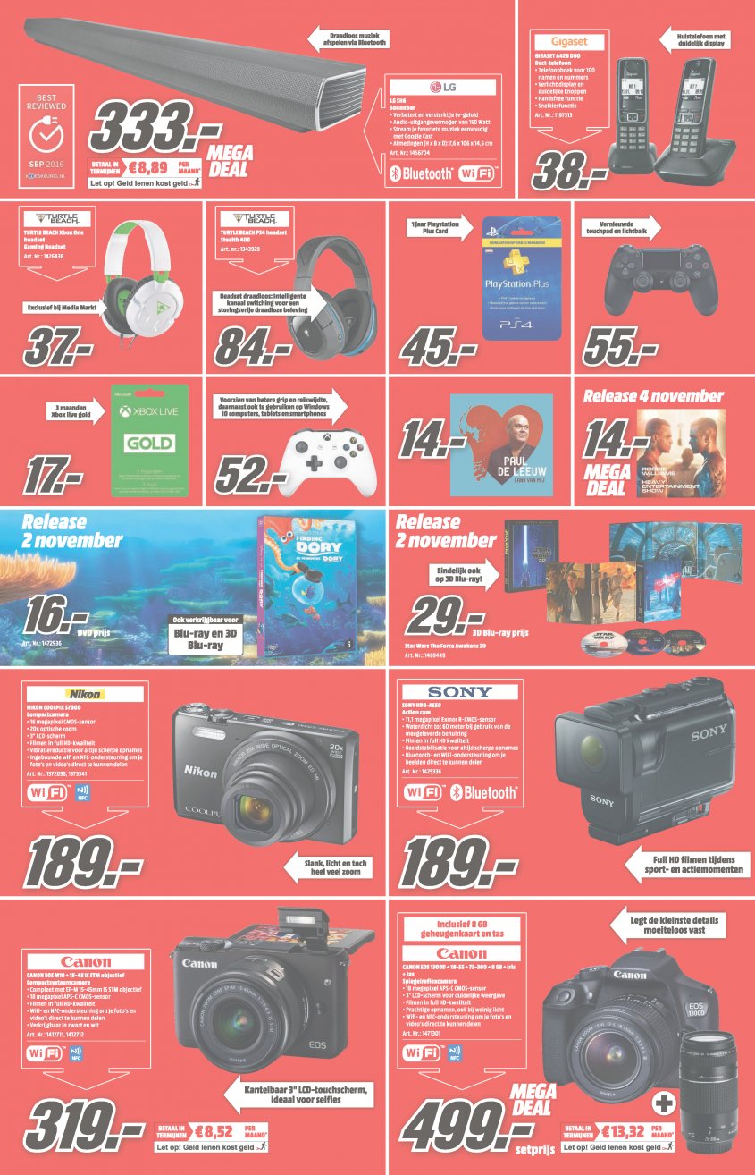 Media Markt Aanbiedingen van 31-10-2016 pagina.6