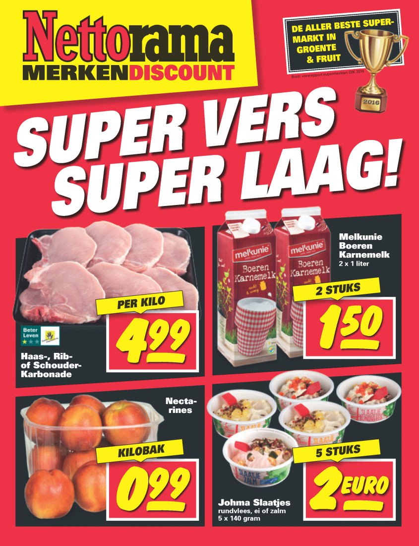 Nettorama Aanbiedingen van 14-08-2017 pagina.1