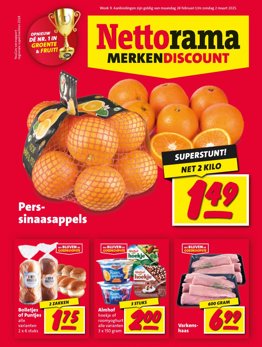 Nettorama Aanbiedingen van 24-02-2025 pagina.1