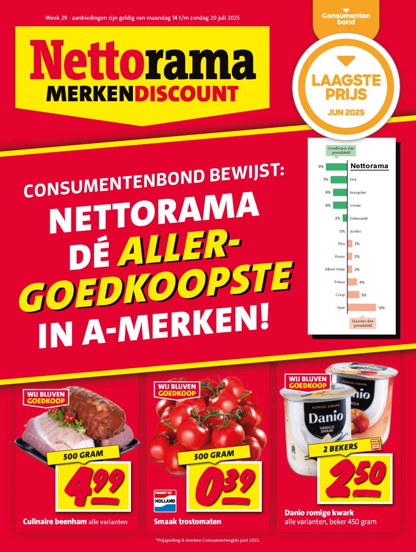 Nettorama Aanbiedingen van 14-07-2025 pagina.1