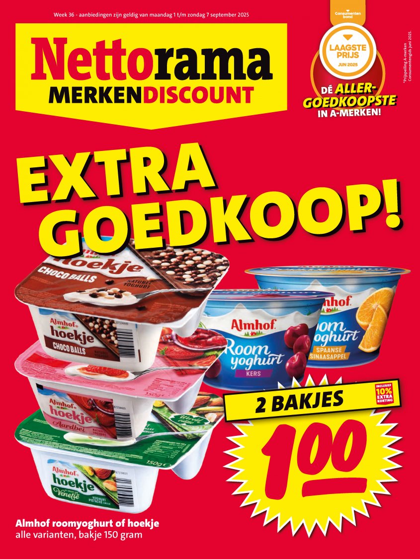 Nettorama Aanbiedingen van 01-09-2025 pagina.1