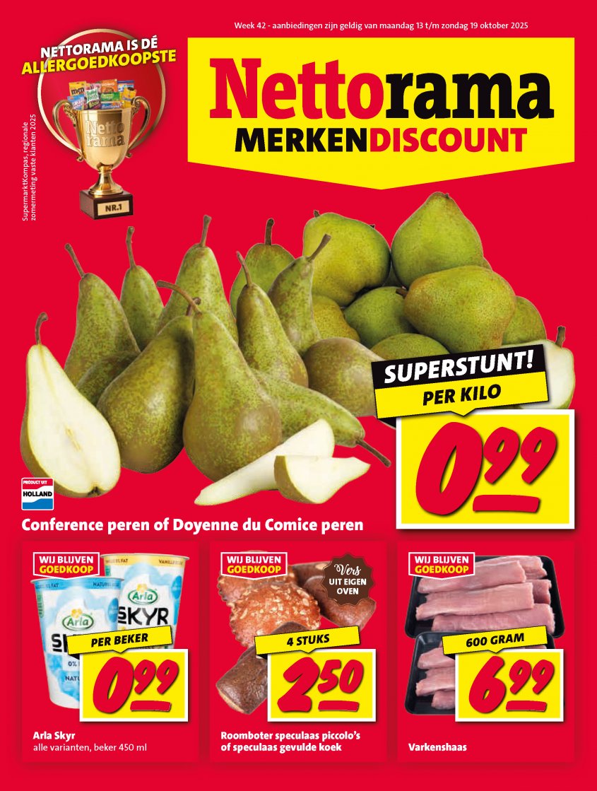 Nettorama Aanbiedingen van 13-10-2025 pagina.1
