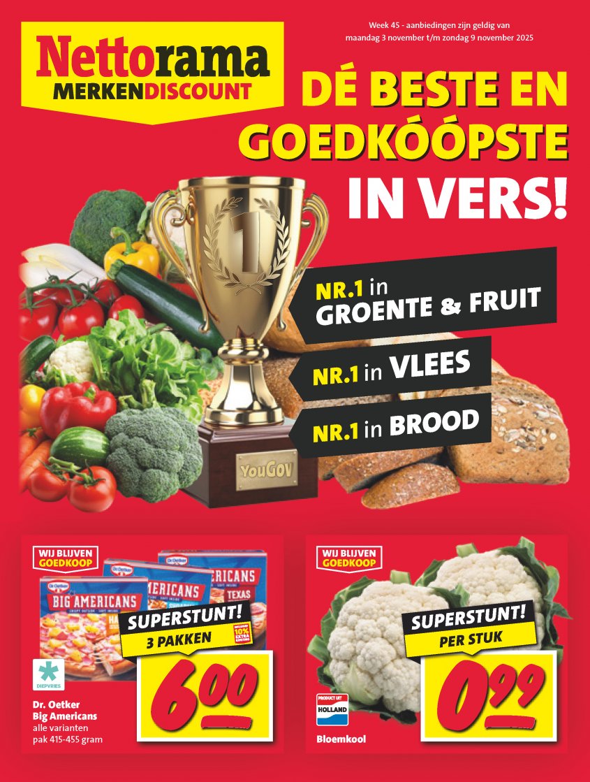Nettorama Aanbiedingen van 03-11-2025 pagina.1